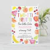 ツーティーフルーティーフルーツの2歳の誕生日 招待状 (スタンド正面)