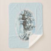 ツーデアーズアンドアザ雪だるまシェルパブランケット シェルパブランケット (正面)