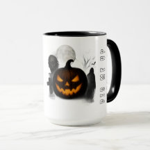 ツートンハロウィンマグカップ