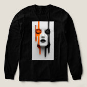 ツートンフェイス トライブレンドTシャツ (デザイン正面)