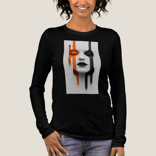 ツートンフェイス トライブレンドTシャツ (正面)
