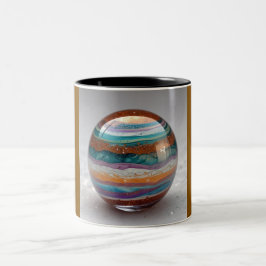ツートンマーブル柄マグカップ 330ml (Marble-10) ツートーンマグカップ