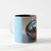 ツートンマーブル 11oz (Marble-20) ツートーンマグカップ (正面左)