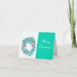 ツートン アブストラクト クリスマス リース