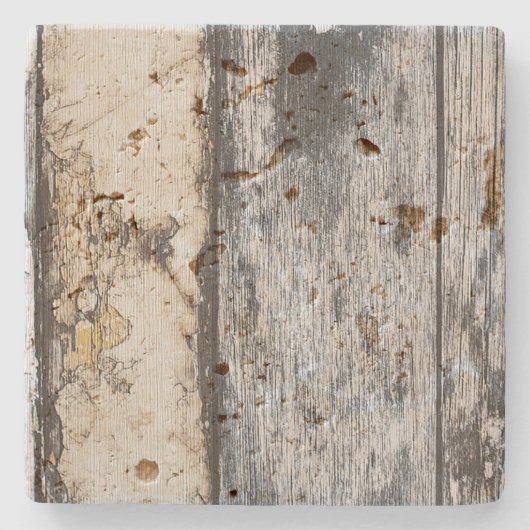 ツートン ウッド トラバーチン コースター (正面)