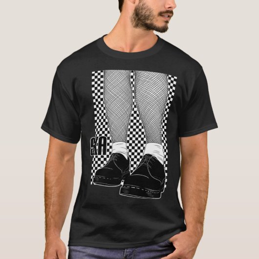 ツートン スカ レゲエ ファッション 2 Tone Tシャツ (正面)