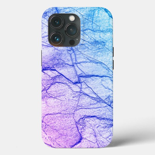 ツートン・パープル・マーブル調 Case-Mate iPhoneケース (裏面)