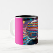 ツートン マグカップ 11oz (マーブル-2) (正面左)