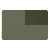 ツートン モス グリーン テクスチャブロック マグネット (横)
