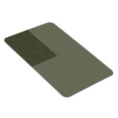 ツートン モス グリーン テクスチャブロック マグネット (右側)