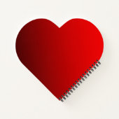 ツートン レッド ノートブック (裏面)