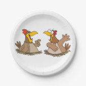 ツートーキングチキンズ紙プレート ペーパープレート (正面)