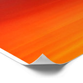 ツートーンの夕日 ポスター (角)