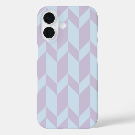 ツートーンはっきりしたアローChevronストライプパウダーパステル Case-Mate iPhoneケース (裏面)