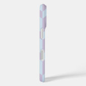 ツートーンはっきりしたアローChevronストライプパウダーパステル Case-Mate iPhoneケース (裏面 / 右)