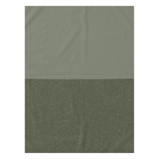 ツートーングリーンテーブルクロス – モダン素朴スタイル テーブルクロス (正面)
