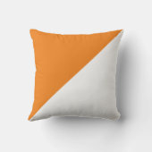 ツートーンダイアゴナルオレンジ装飾用クッション クッション (裏面)
