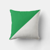 ツートーンダイアゴナルケリーグリーン装飾用クッション クッション (裏面)