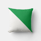 ツートーンダイアゴナルケリーグリーン装飾用クッション クッション (正面)