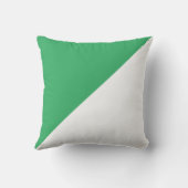 ツートーンダイアゴナルシーグリーン装飾用クッション クッション (裏面)