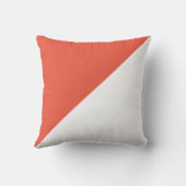 ツートーンダイアゴナルダークオレンジ装飾用クッション クッション (裏面)