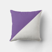 ツートーンダイアゴナルパープル装飾用クッション クッション (裏面)
