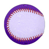 ツートーンパープル野球 野球ボール (正面左)