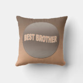 ツートーンブラザー最高のクッション クッション (裏面)