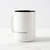 ツートーンマグの生きている葬式 ツートーンマグカップ (正面左)