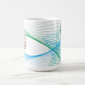 ツートーンマグカップ11オズ コーヒーマグカップ (中央)