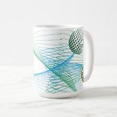 ツートーンマグカップ11オズ コーヒーマグカップ (正面右)