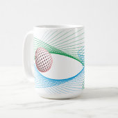 ツートーンマグカップ11オズ コーヒーマグカップ (正面左)