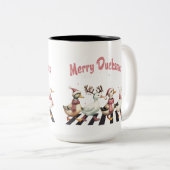 ツートーンマグダックスメリーマス ツートーンマグカップ (正面右)