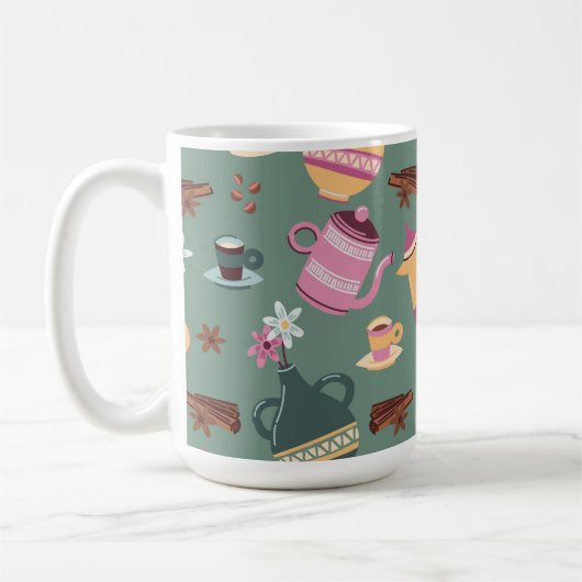 ツートーンマグデザイン  コーヒーマグカップ (左)