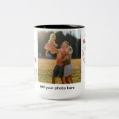 ツートーンマグパーソナライズされた- 15 ozプレゼント ツートーンマグカップ (中央)