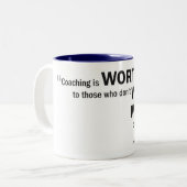 ツートーンマグ- 「コーチはですそれらに無益… 「 ツートーンマグカップ (正面左)