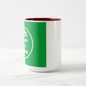 ツートーンマグ – 画像を追加15 ozホワイトマルーン ツートーンマグカップ (中央)