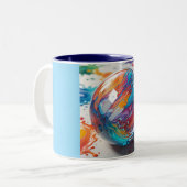 ツートーンマグ, 11oz (マーブル-13) ツートーンマグカップ (正面左)