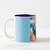 ツートーンマグ, 11oz (マーブル-13) ツートーンマグカップ (左)
