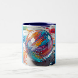 ツートーンマグ, 11oz (マーブル-13) ツートーンマグカップ