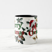 ツートーンメリークリスマスマグ – フェスティバル休日 ツートーンマグカップ (中央)