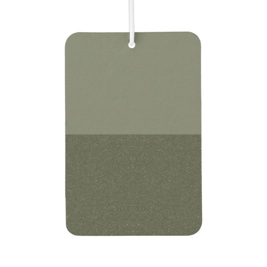 ツートーンモスグリーンカスタム空気清浄機 カーエアーフレッシュナー (正面)