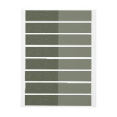 ツートーンモスグリーンラッピング住所 シール ラップアラウンド宛名ラベル (シート)