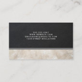 ツートーンレザー |コンサルティング 名刺 (裏面)