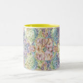 ツートーン微笑の子供 ツートーンマグカップ (中央)