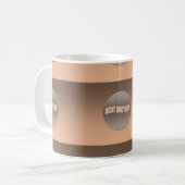 ツートーン最高のブラザー コーヒーマグカップ (正面左)