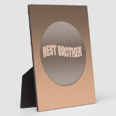 ツートーン最高のブラザー フォトプラーク (側面)