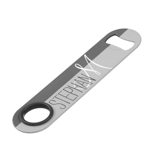 ツートーン記念結婚モノグラム スピード栓抜き (裏面アングル)