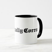 ツートーン陶磁器のマグ マグカップ (正面右)