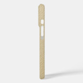 ツートーン・タン&クリームステッチレザーフォンケース Case-Mate iPhoneケース (裏面 / 左)